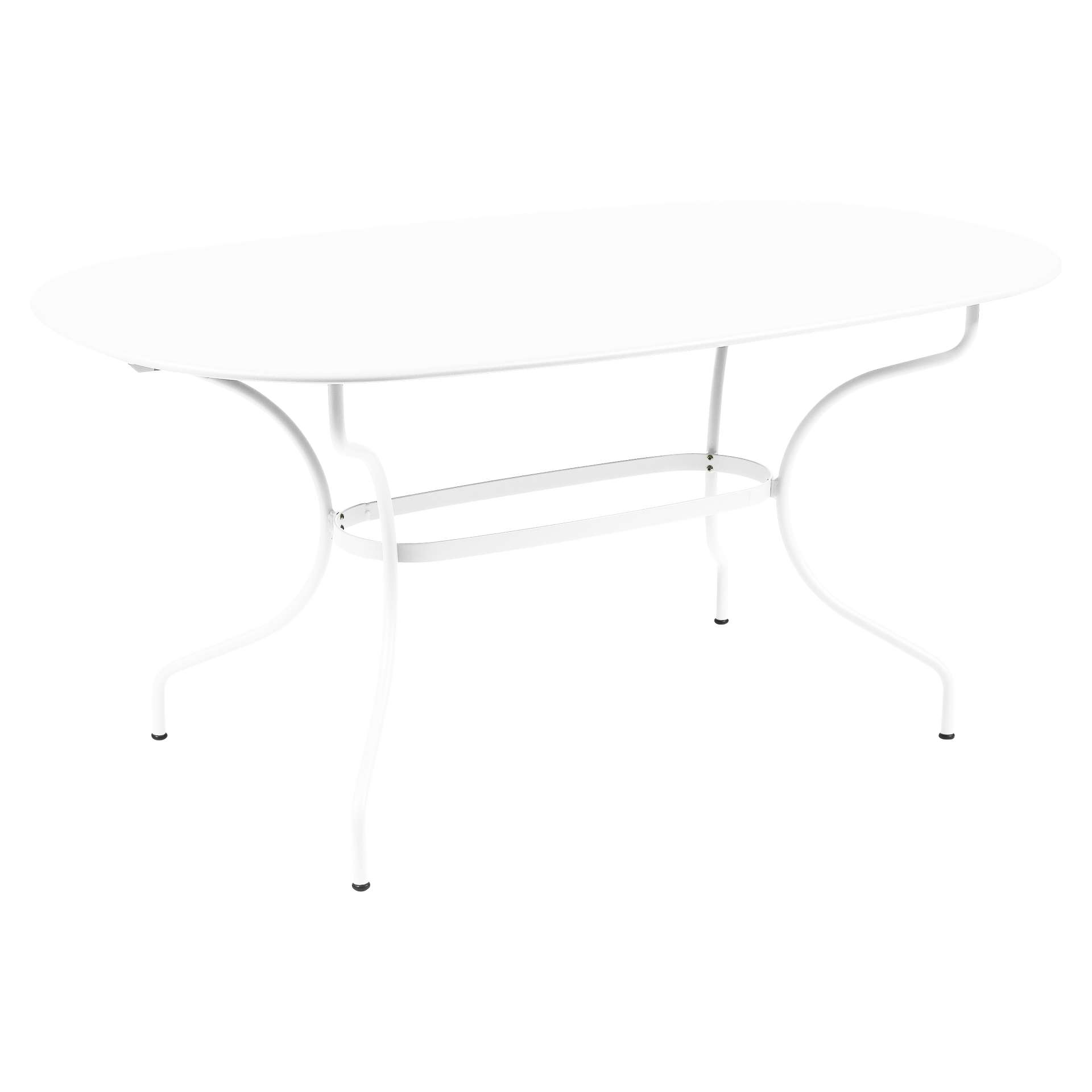 Opéra+ Ovaler Tisch 160 x 90 cm Outdoor Baumwollweiß günstig online kaufen