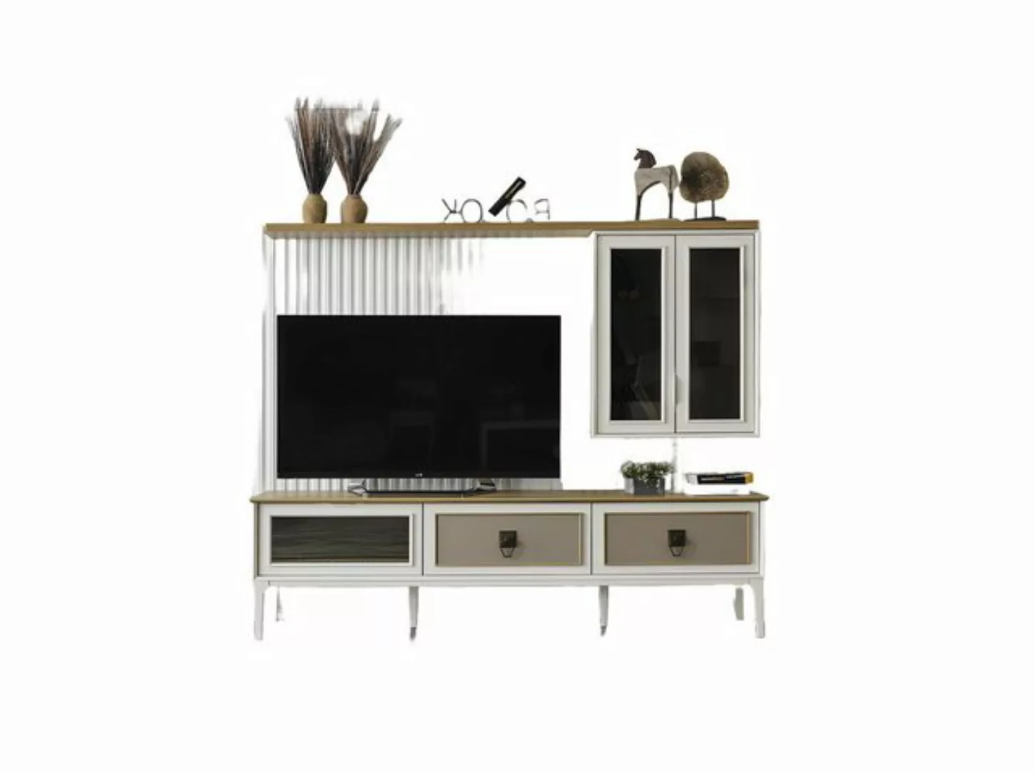 Xlmoebel TV-Schrank Luxuriöses Holz-Sideboard für das Wohnzimmer: (TV-Ständ günstig online kaufen