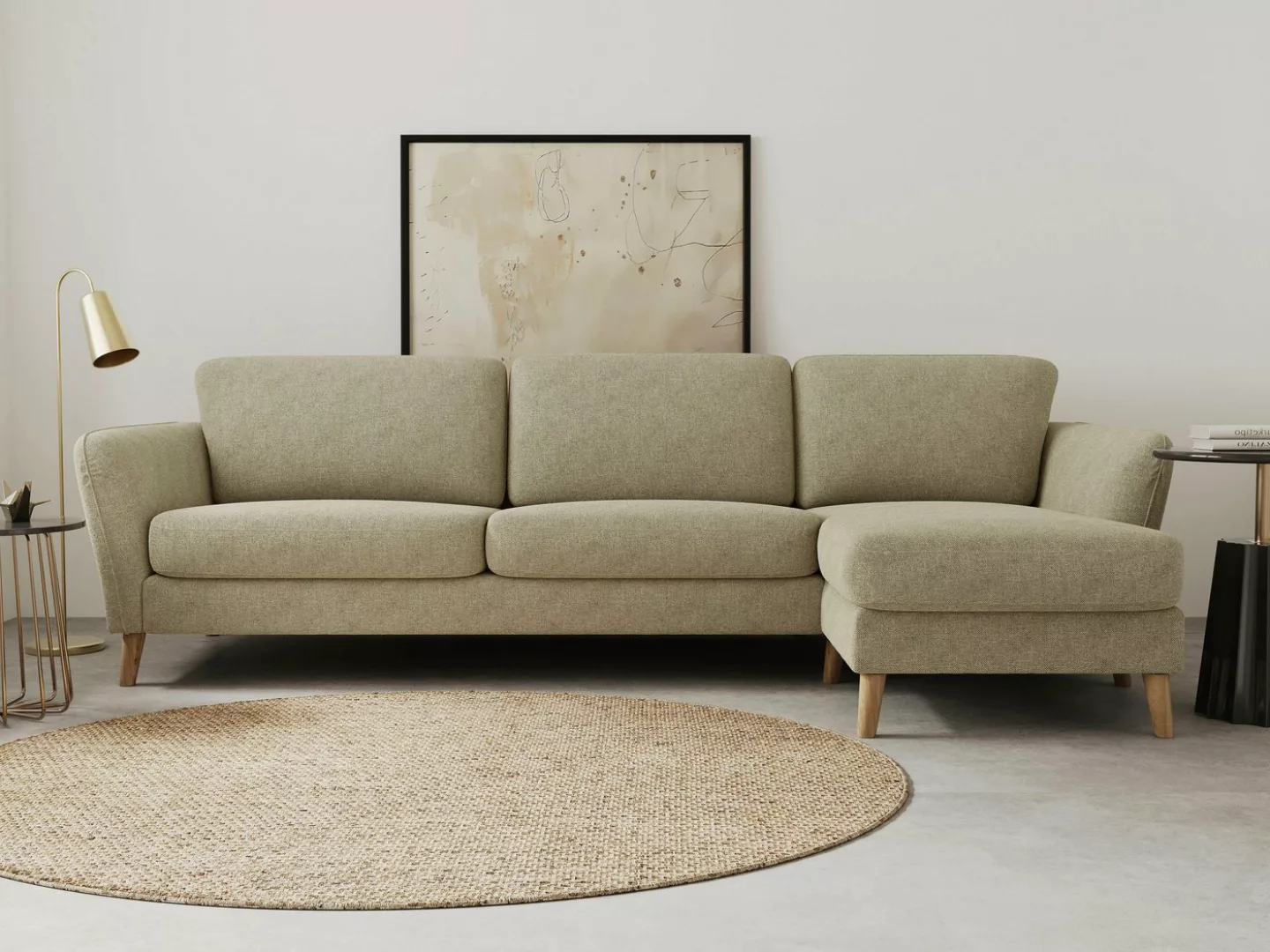 Home affaire Ecksofa "MARSEILLE (279/152cm),L-Form, Rec. rechts/links", Mas günstig online kaufen