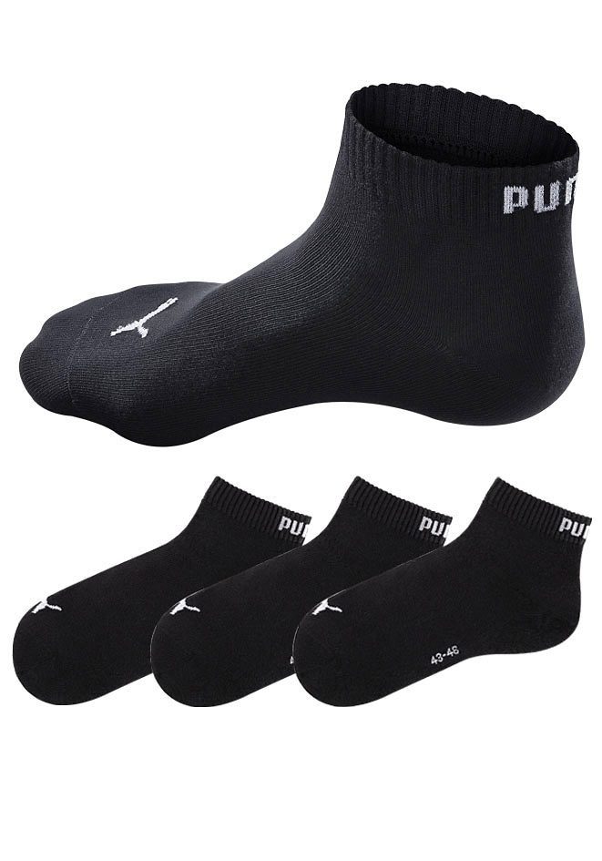 PUMA Kurzsocken (3-Paar) Atmungsaktiv, Rippenbündchen, weiche günstig online kaufen