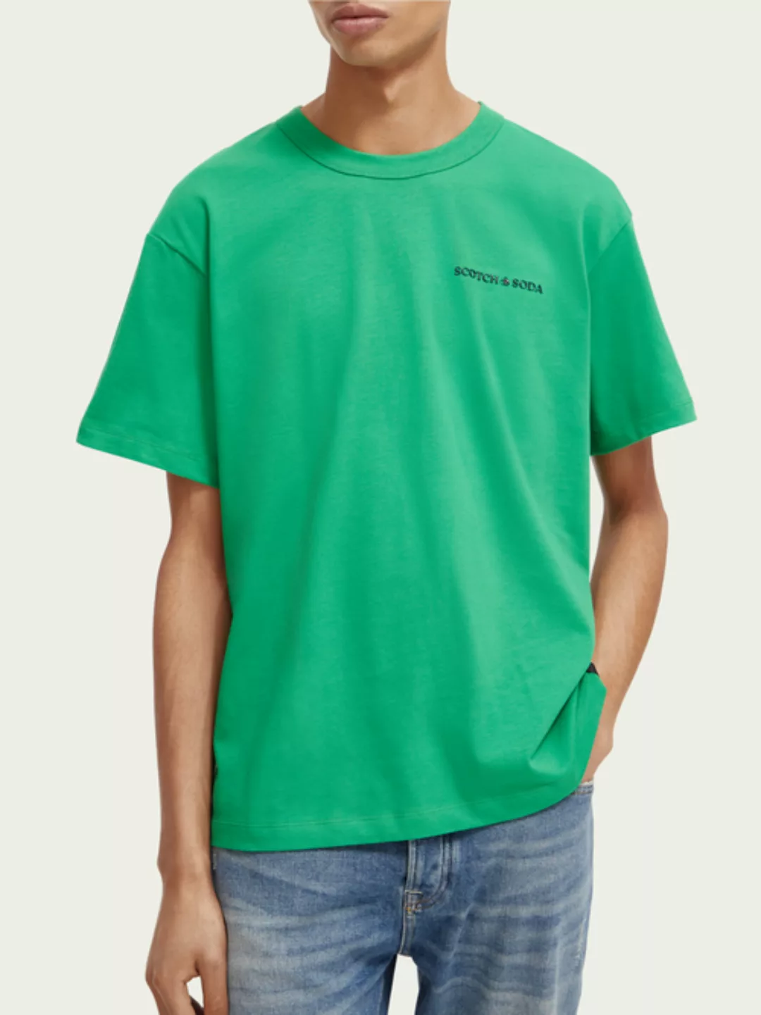 Scotch & Soda Unisex-T-Shirt im Relaxed Fit aus Bio-Baumwolle günstig online kaufen