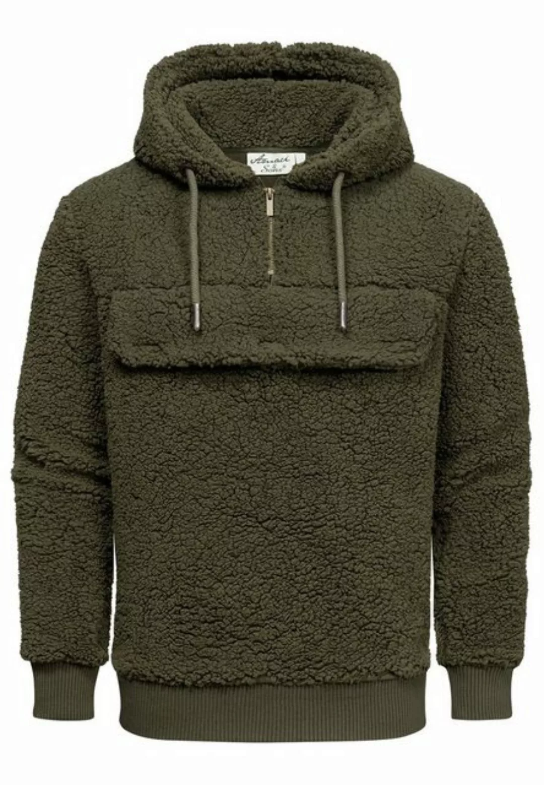 Amaci&Sons Kapuzenpullover RUXTON Windbreaker mit Teddyfell Herren Teddy Sw günstig online kaufen