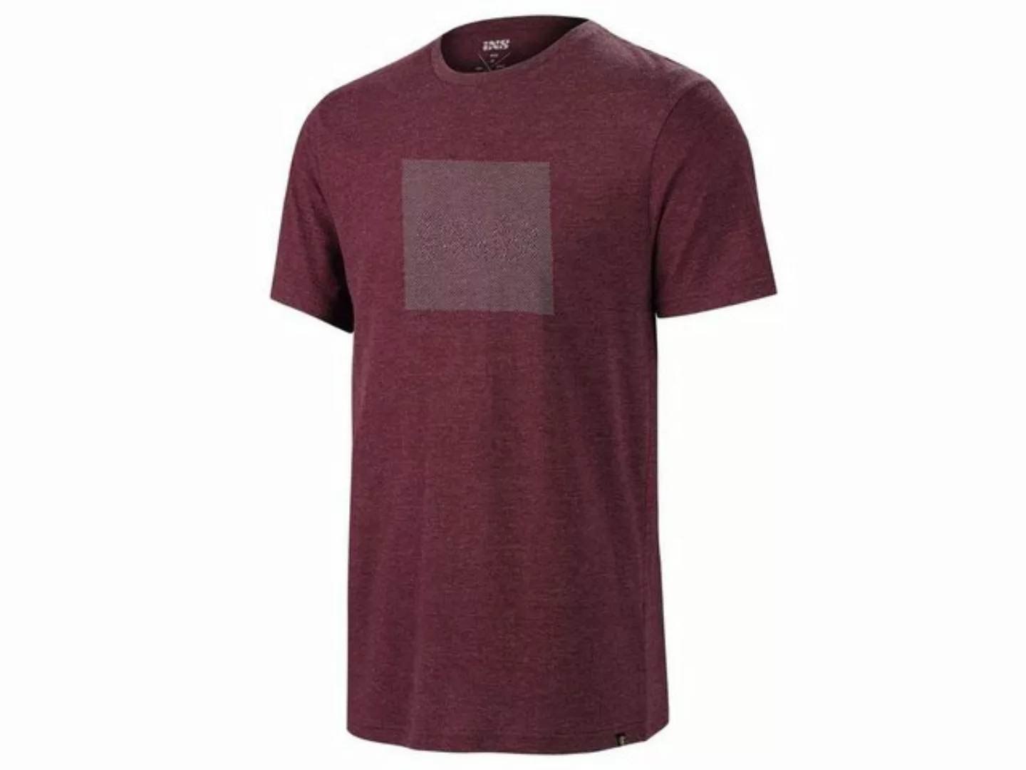 IXS T-Shirt T-Shirts iXS Illusion Organic Cotton T-Shirt - Raisin S- (1-tlg günstig online kaufen