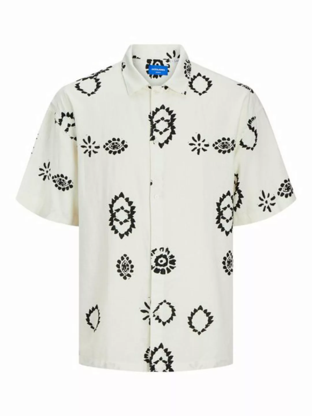 Jack & Jones Businesshemd JORNOTO LINEN AOP SHIRT SS LN günstig online kaufen