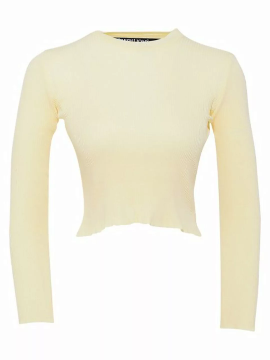 Freshlions Stricktop Top 'STELLA' Creme Onesize Drapiert/gerafft, Taillentu günstig online kaufen