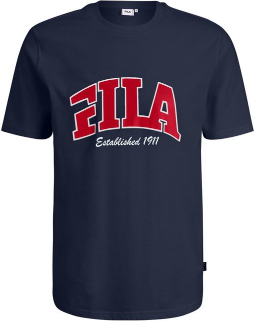 Fila T-Shirt Herren Kurzarm T-Shirt Schwarz Regular Fit mit günstig online kaufen