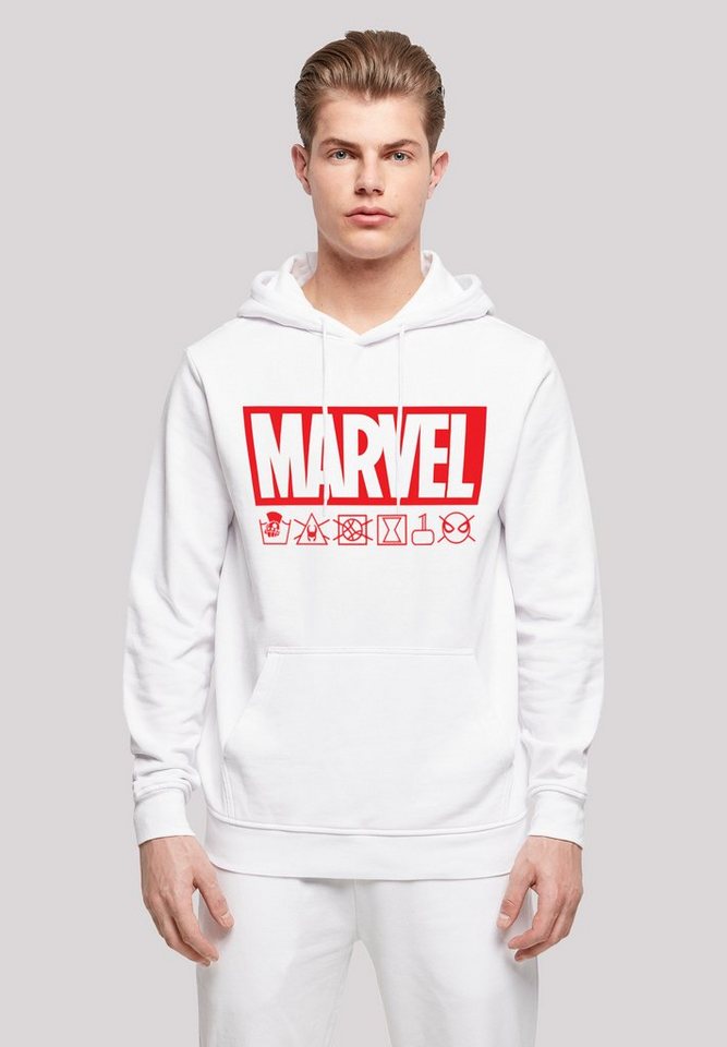 F4NT4STIC Kapuzenpullover Marvel Logo washed Care Waschanleitung Print günstig online kaufen