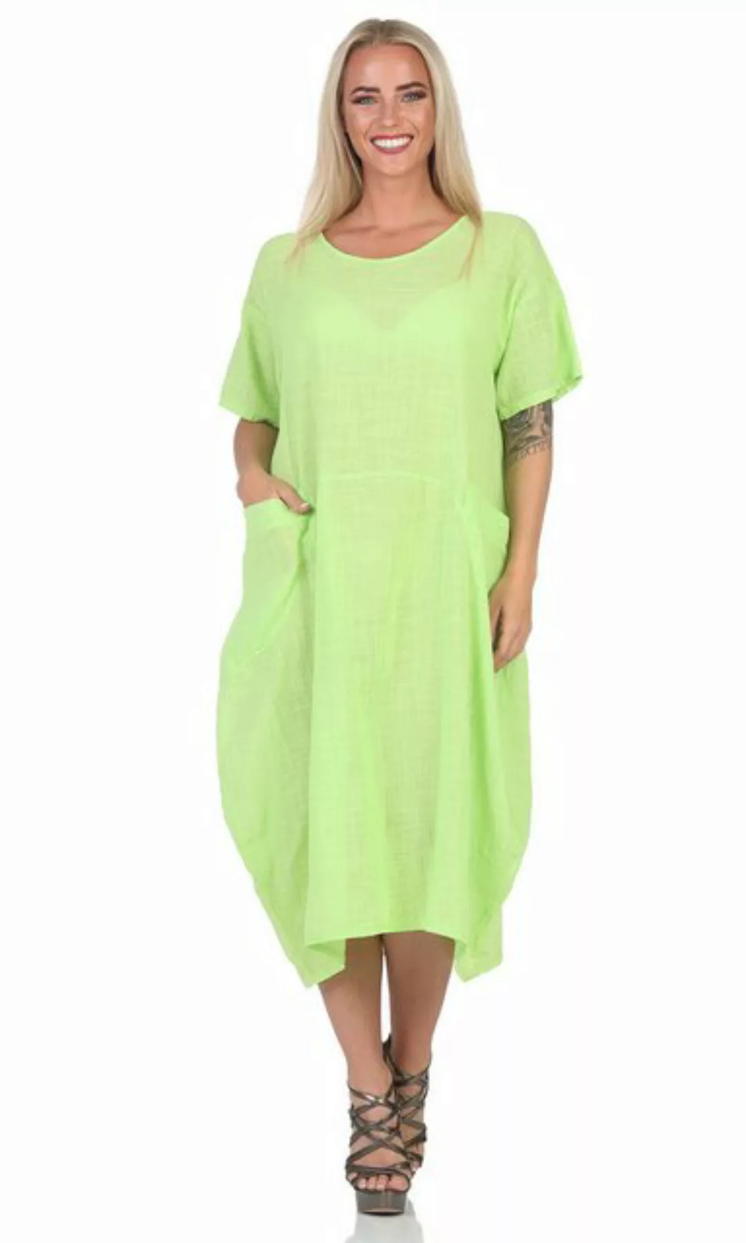Mississhop Sommerkleid Leicht und Lebendig – 100 % Baumwollkleid M.387 günstig online kaufen