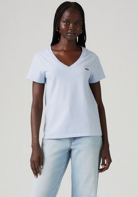 Levi's® V-Shirt Perfect Tee mit kleinem Batwing- Logo günstig online kaufen