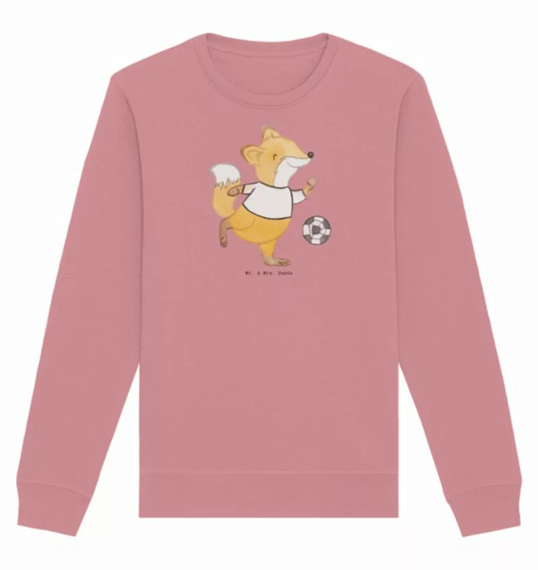 Mr. & Mrs. Panda Longpullover Größe XL Fuchs Fußball spielen - Canyon Pink günstig online kaufen