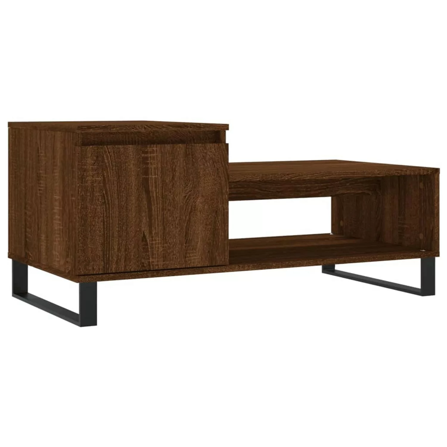 vidaXL Couchtisch Braun Eichen-Optik 100x50x45 cm Holzwerkstoff Modell 5 günstig online kaufen