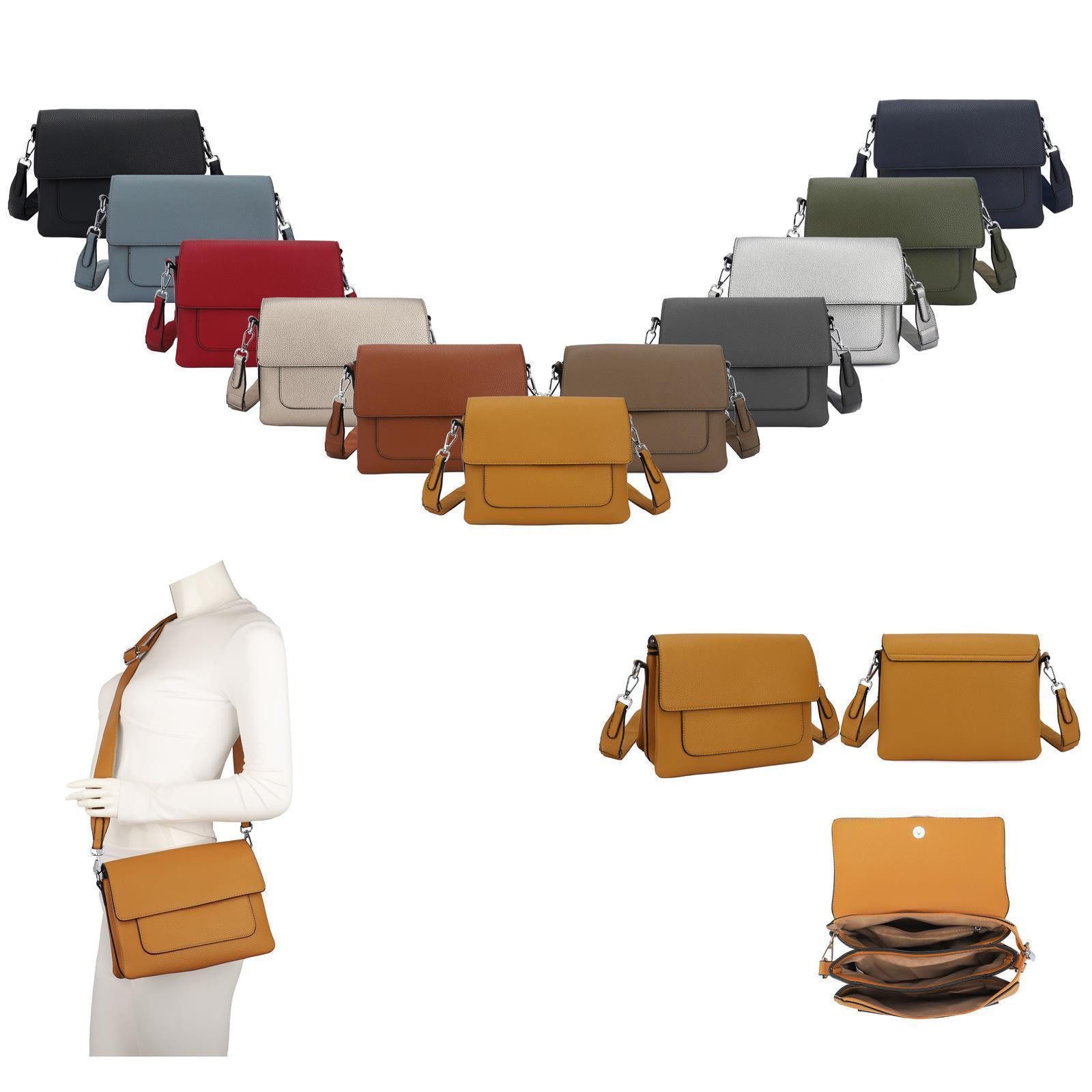 ITALYSHOP24 Schultertasche Damen Crossbody Bodybag Umhängetasche günstig online kaufen