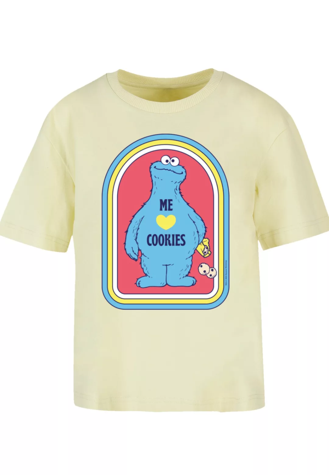 F4NT4STIC T-Shirt "Sesamstraße Cookie Monster Me", Premium Qualität, Weihna günstig online kaufen