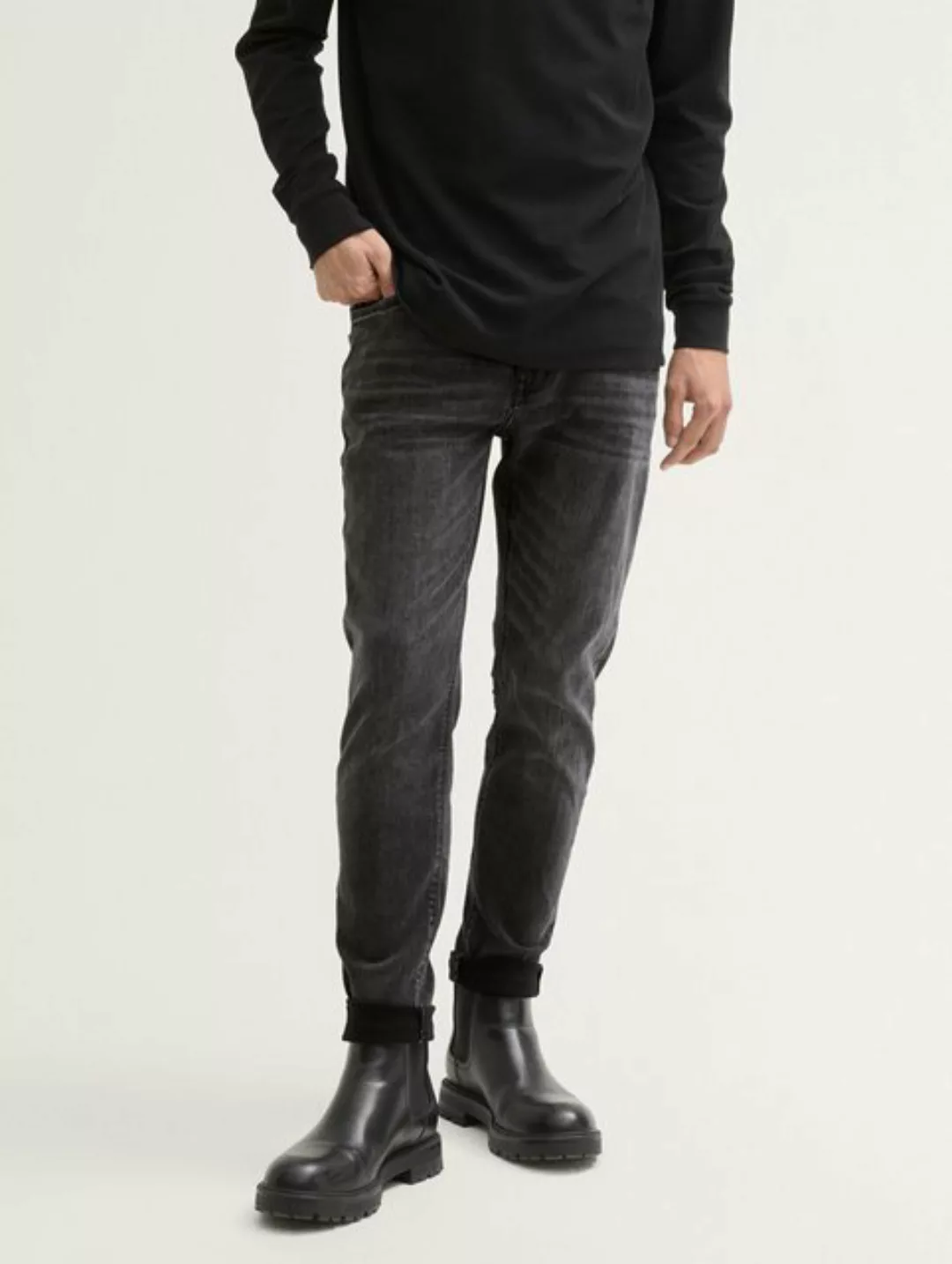 TOM TAILOR Denim Tapered-fit-Jeans TTTAPERED Superflex Slim Jeans günstig online kaufen