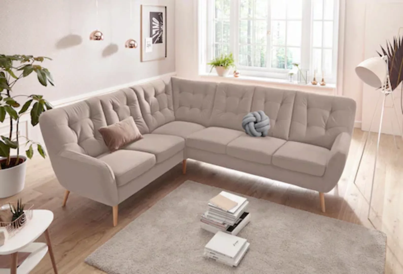 exxpo - sofa fashion Ecksofa Scandi, L-Form günstig online kaufen