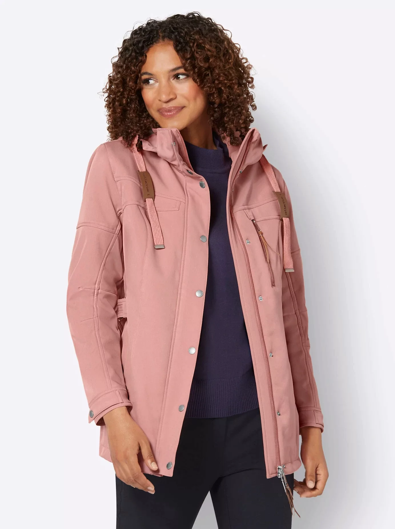 Casual Looks Softshelljacke, mit Kapuze günstig online kaufen