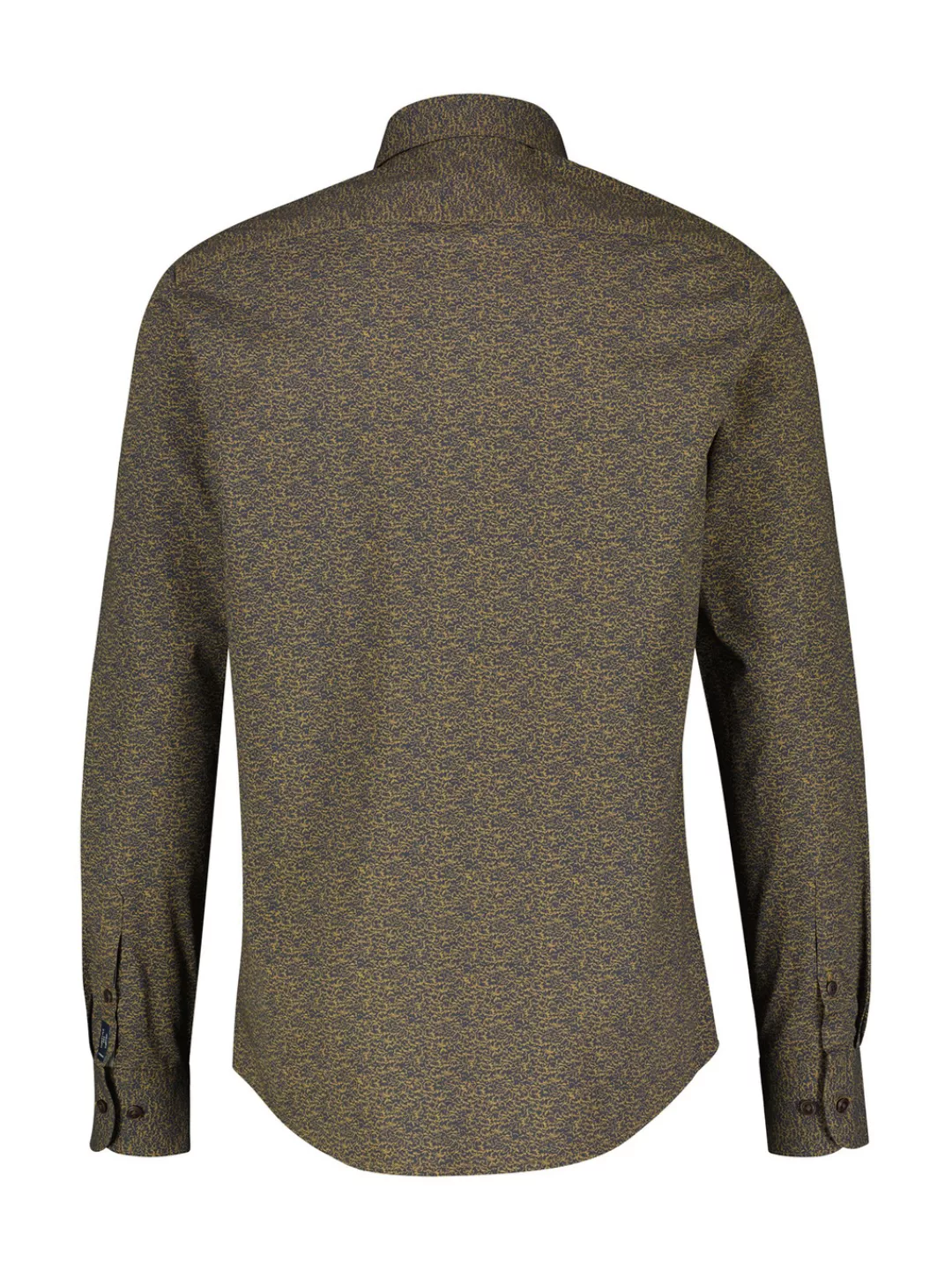 LERROS Langarmhemd "LERROS Poplinhemd mit Alloverprint" günstig online kaufen