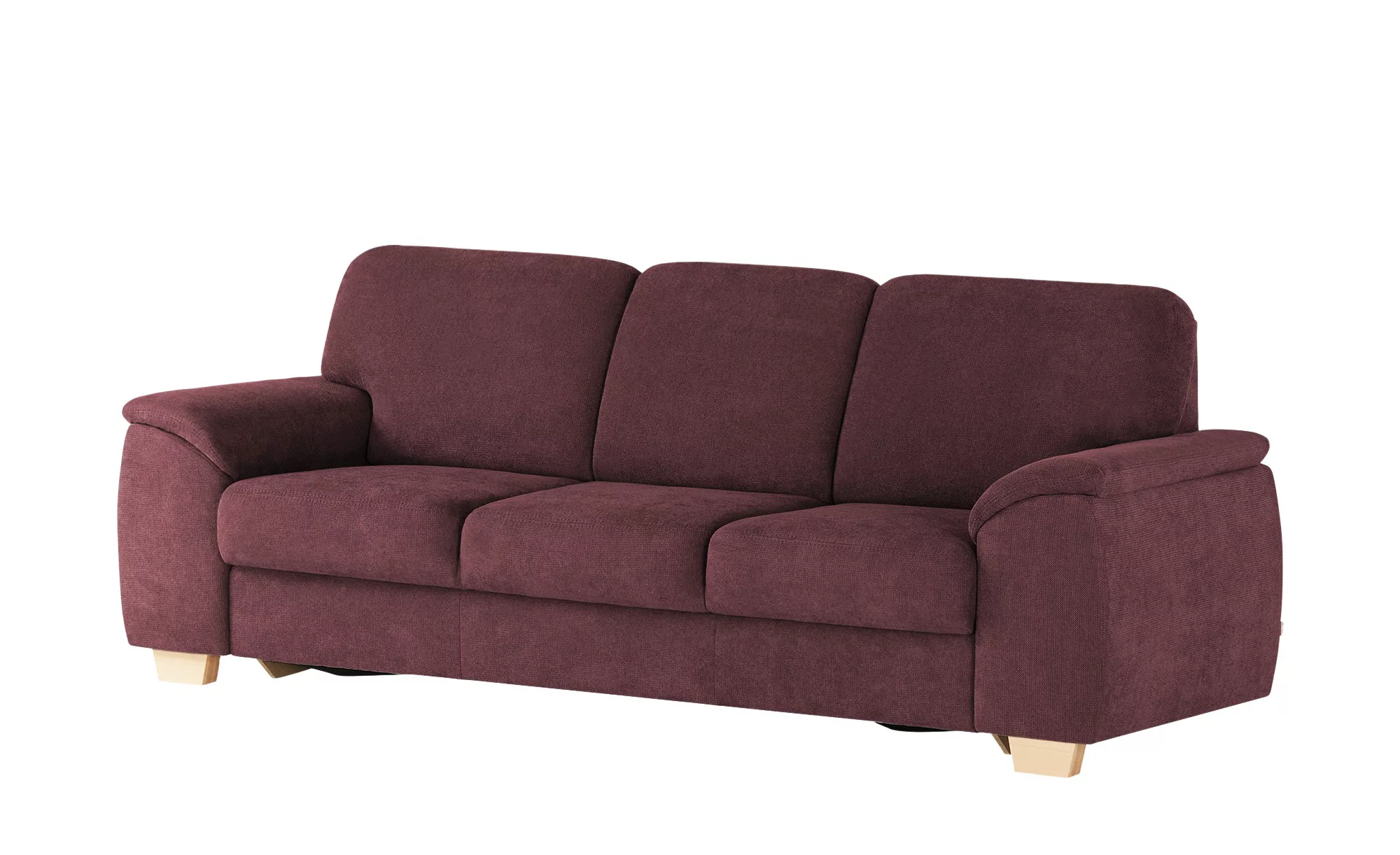 smart Sofa  Valencia ¦ rot ¦ Maße (cm): B: 240 H: 90 T: 93.0 Polstermöbel > günstig online kaufen