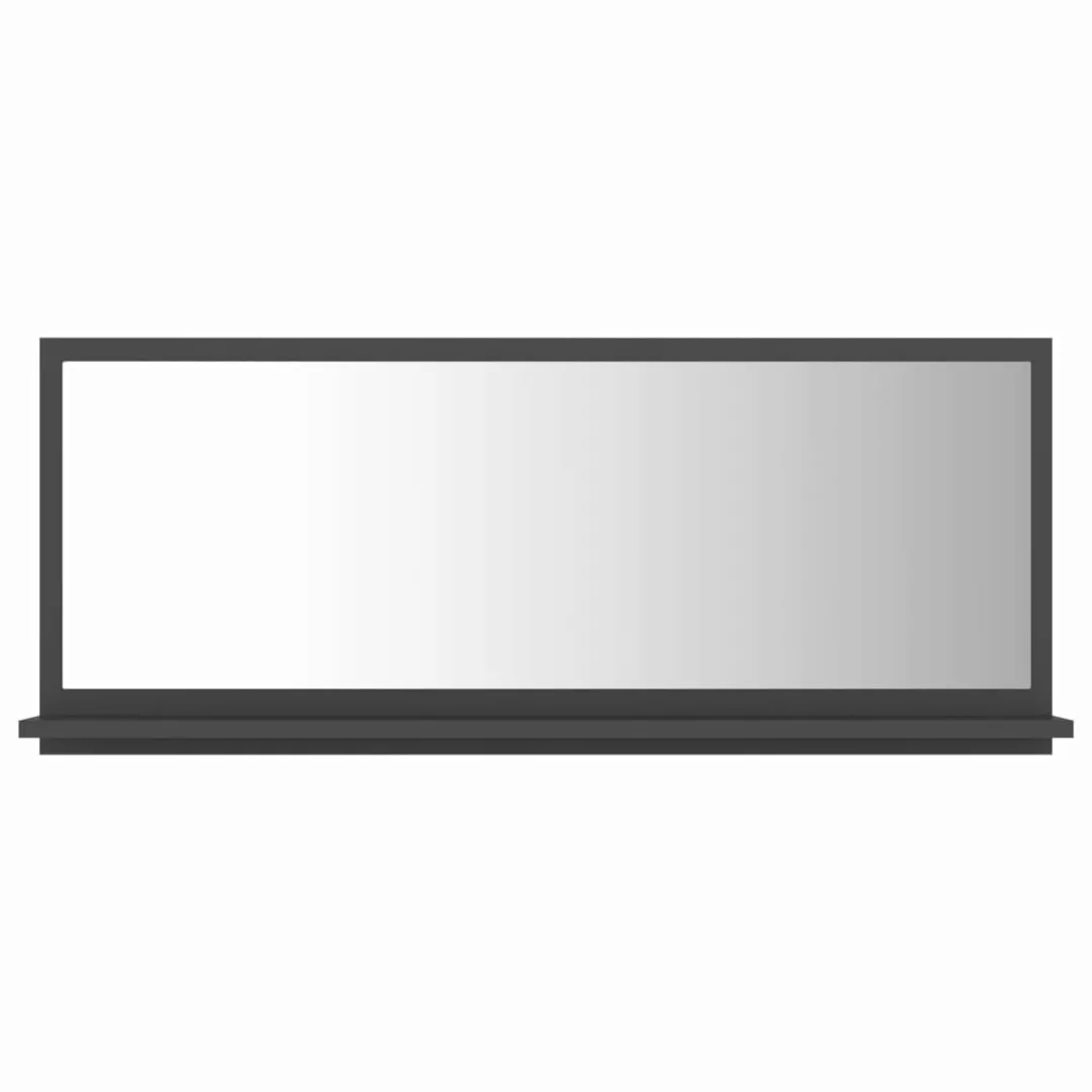 Badspiegel Grau 90x10,5x37 Cm Spanplatte günstig online kaufen