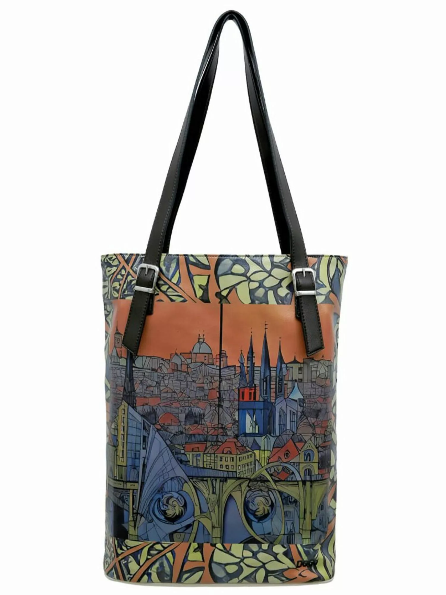 DOGO Umhängetasche "Damen Tall Bag City Of Spires Vegan Damen Handtaschen ( günstig online kaufen