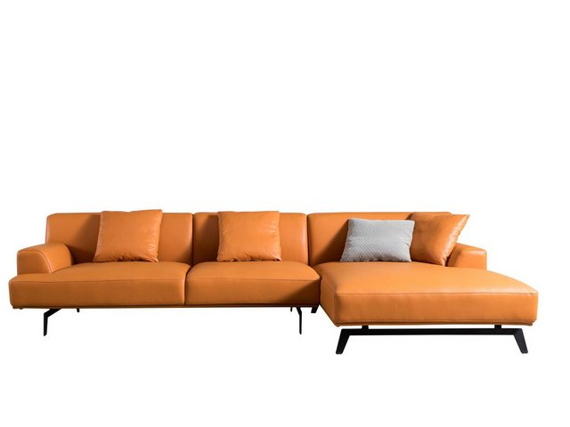 Xlmoebel Ecksofa Neues Ledersofa im Designstil für Ihr Zuhause - Eckcouch, günstig online kaufen