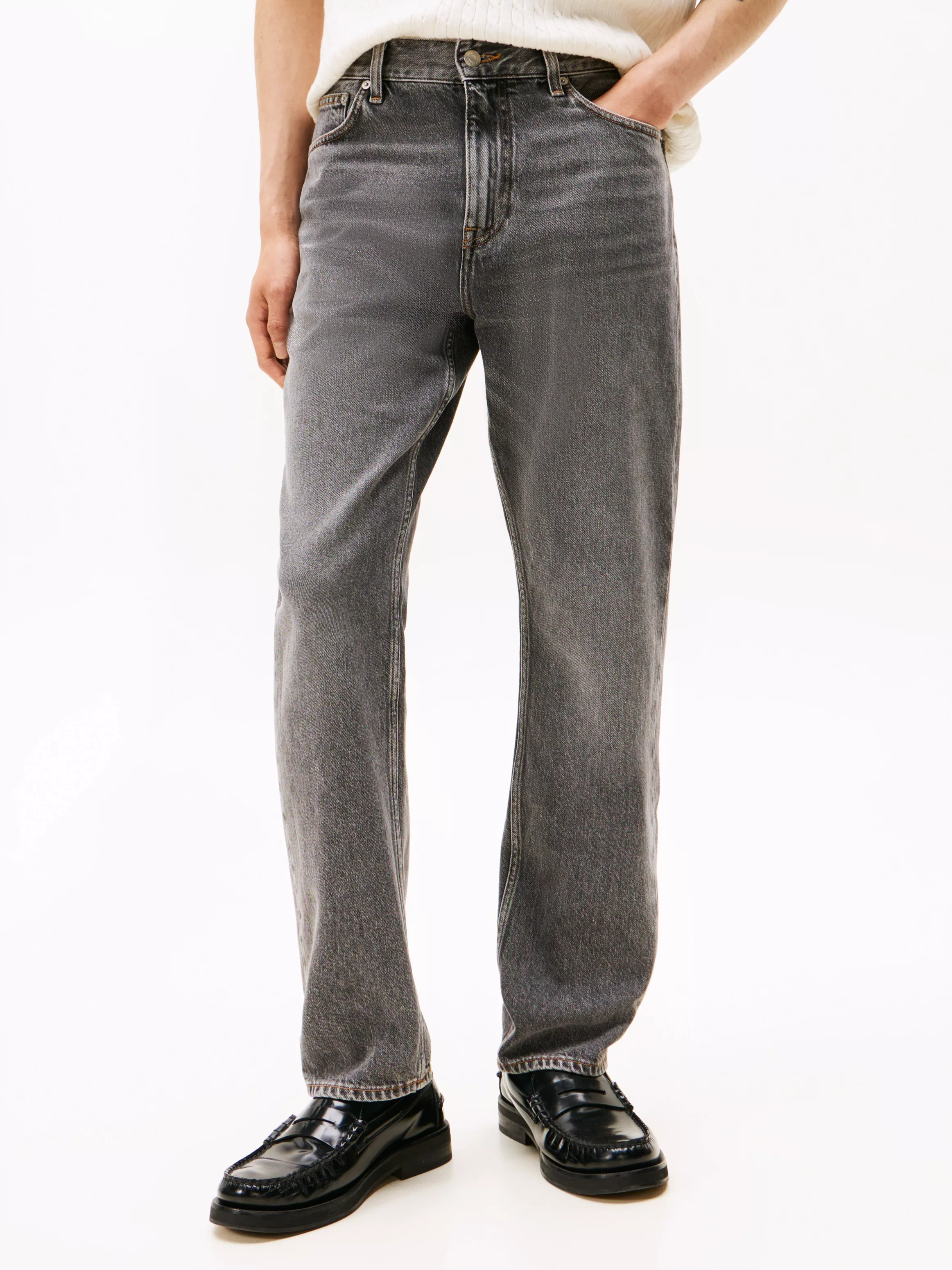 Tommy Hilfiger Straight-Jeans, in blauer Waschung günstig online kaufen