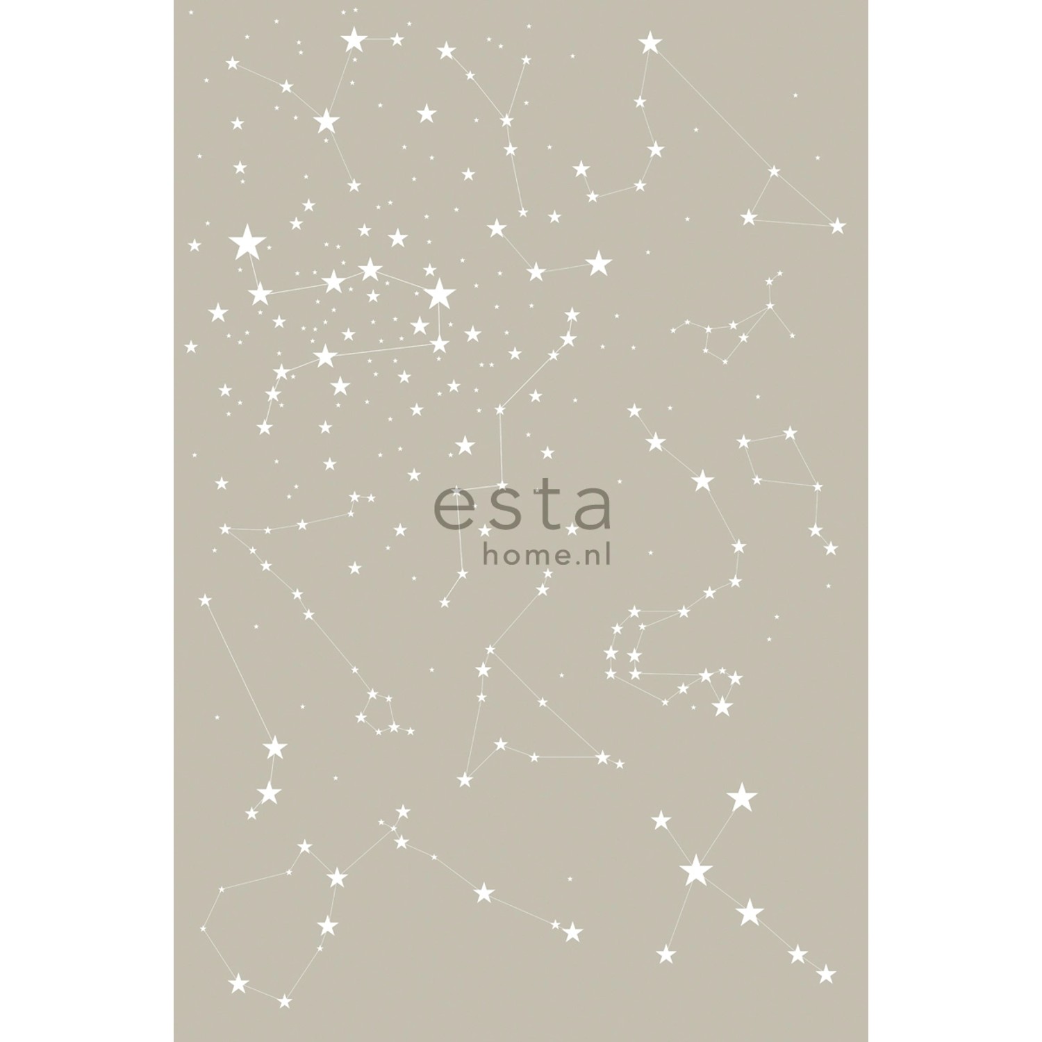 ESTAhome Fototapete Sternenklare Nacht Taupe 200 x 279 cm 158705 günstig online kaufen