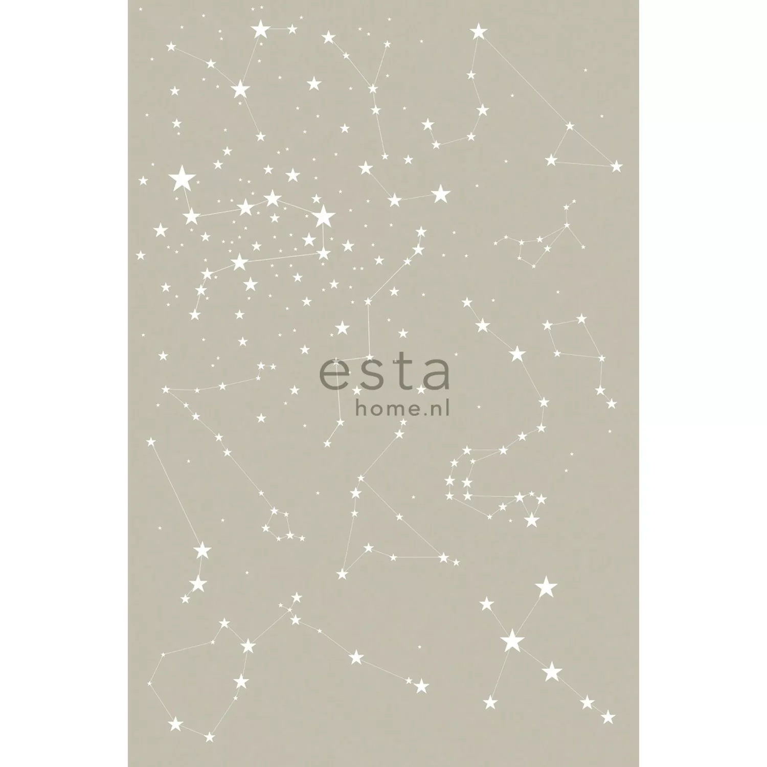 ESTAhome Fototapete Sternenklare Nacht Taupe 200 x 279 cm 158705 günstig online kaufen