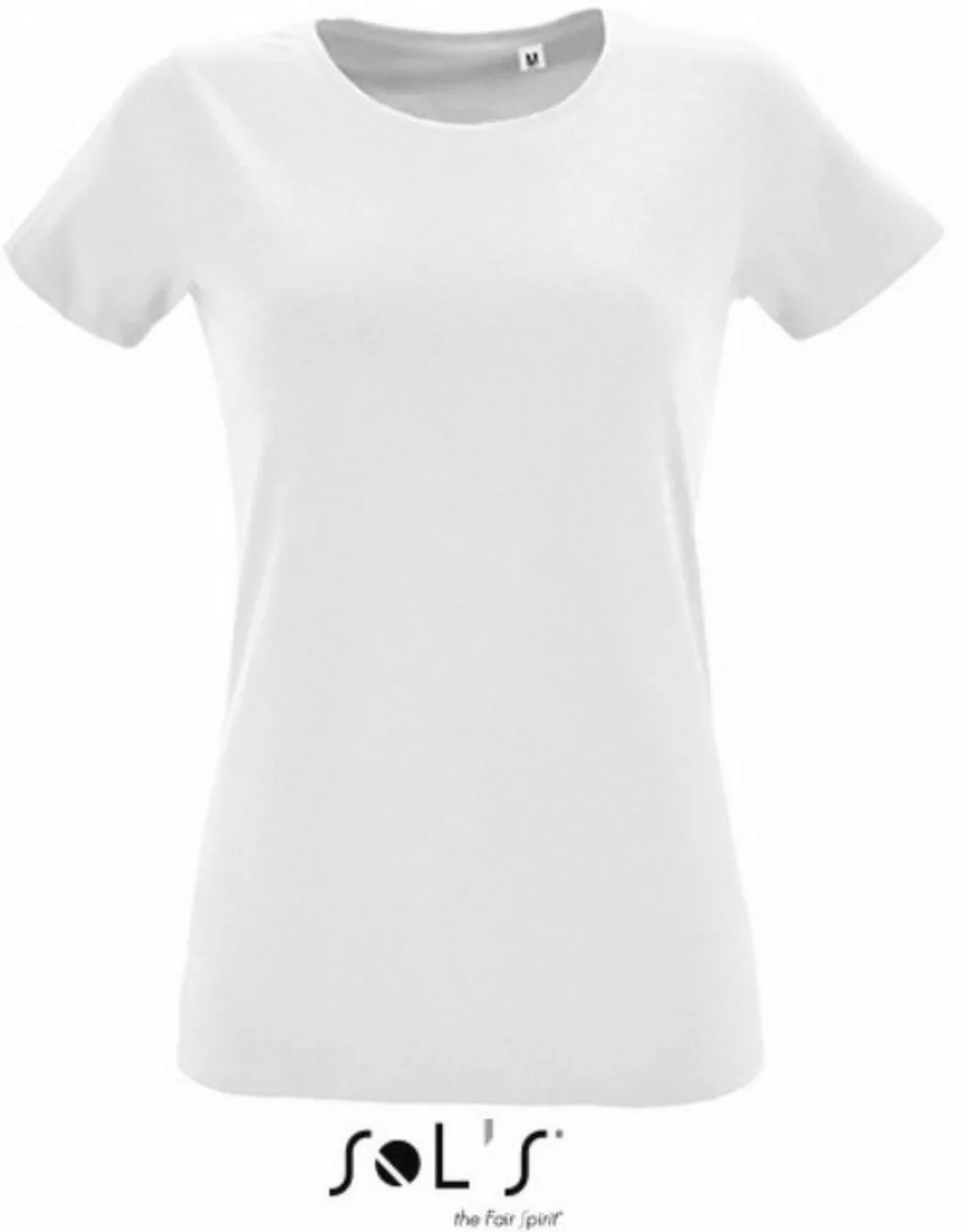 SOLS Rundhalsshirt Damen Round Neck Fitted T-Shirt Regent günstig online kaufen