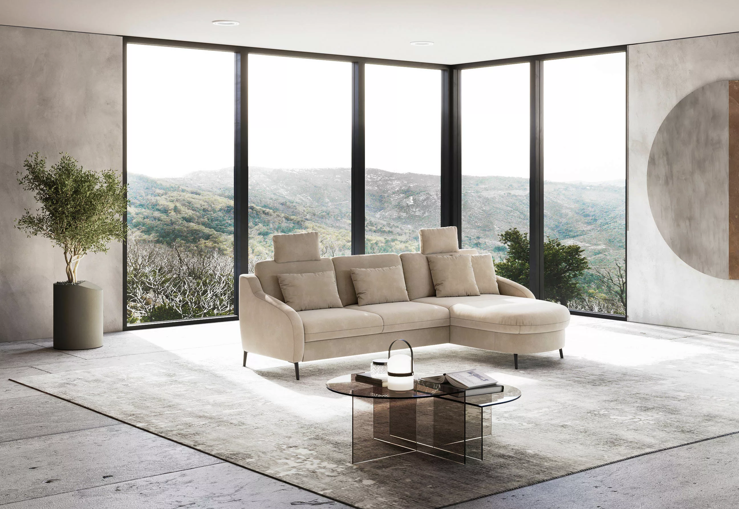 sit&more Ecksofa »Soul L-Form«, wahlweise mit Bettfunktion günstig online kaufen