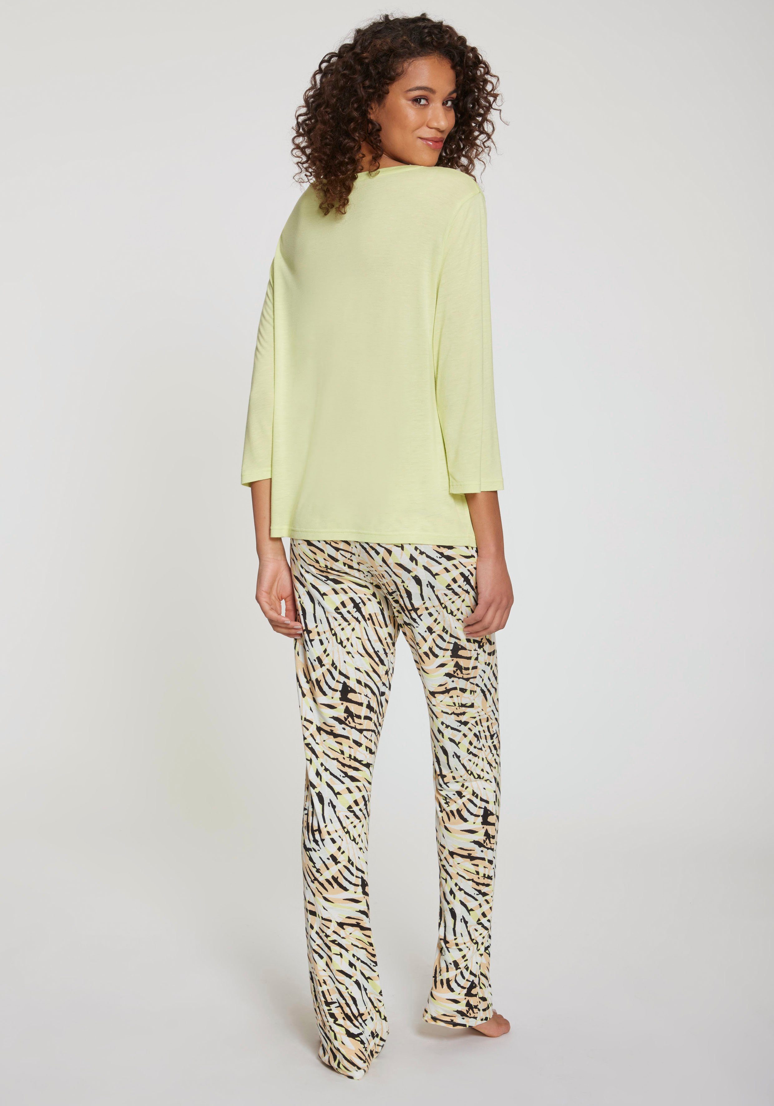 Vivance Dreams Pyjama, (2 tlg.), mit Allover-Druck günstig online kaufen