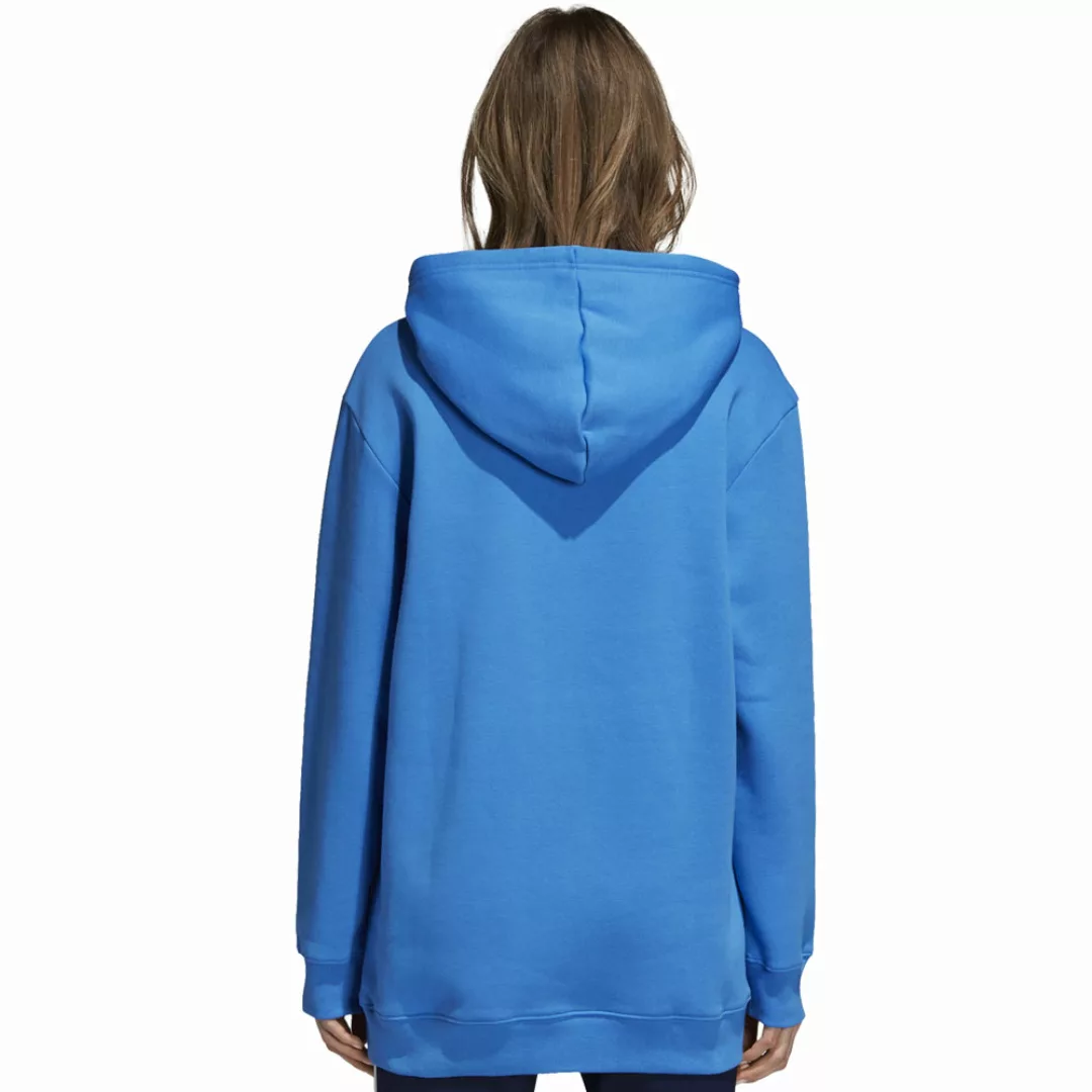 adidas Originals Oversized Trefoil Hoodie Damen-Kapuzenpullover Blue günstig online kaufen