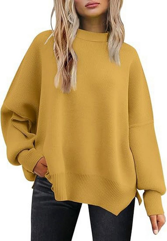 Nebelmeer Strickpullover Rollkragen Modischer Pullover Lockerer Modischer S günstig online kaufen