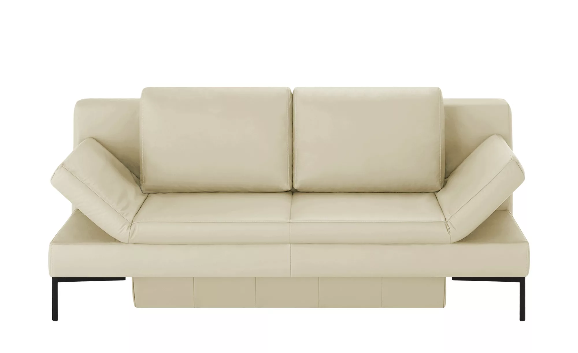 Schlafsofa  Kenny - creme - 204 cm - 88 cm - 91 cm - Polstermöbel > Sofas > günstig online kaufen