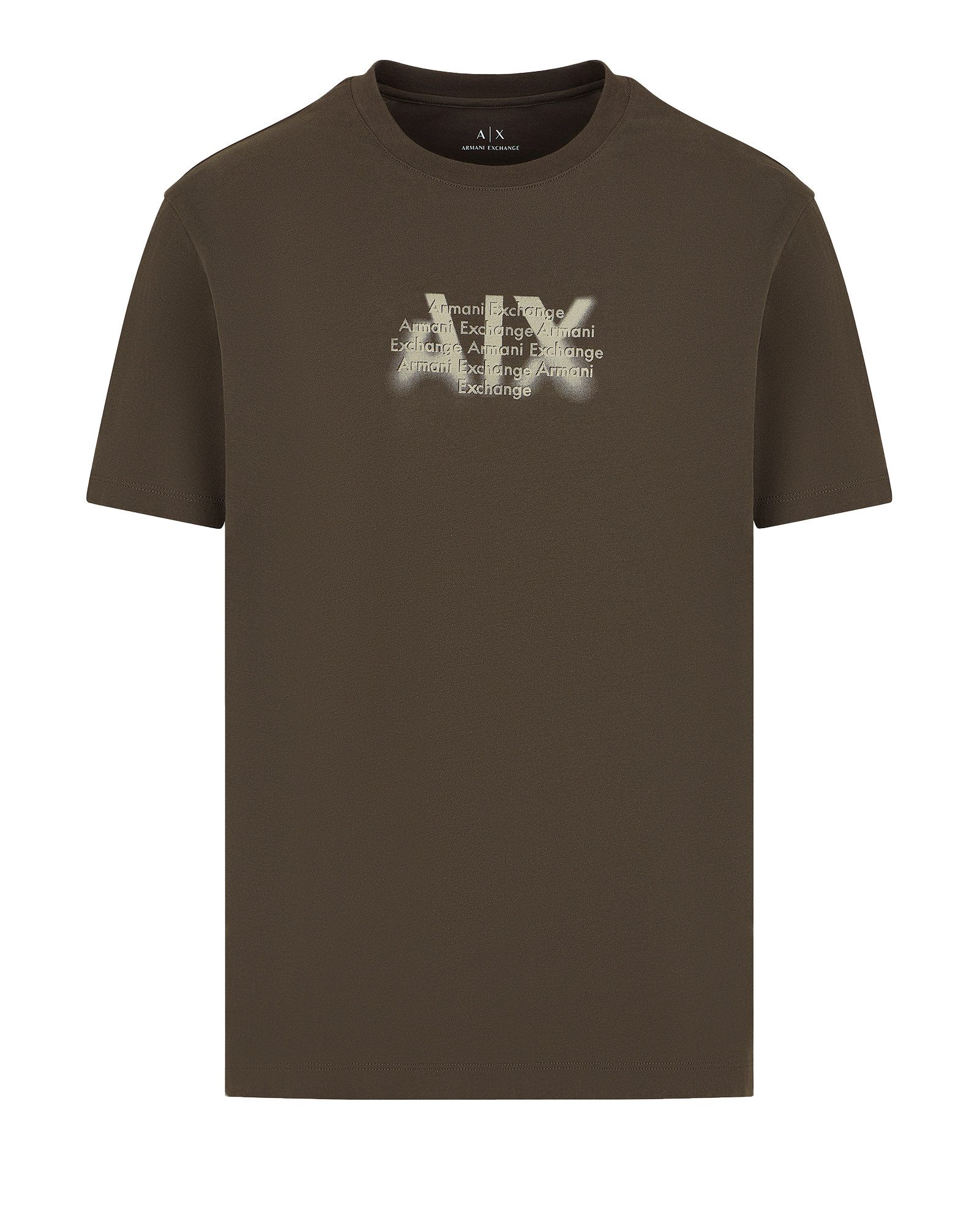 ARMANI EXCHANGE Rundhalsshirt Regular+ Fit Logo günstig online kaufen