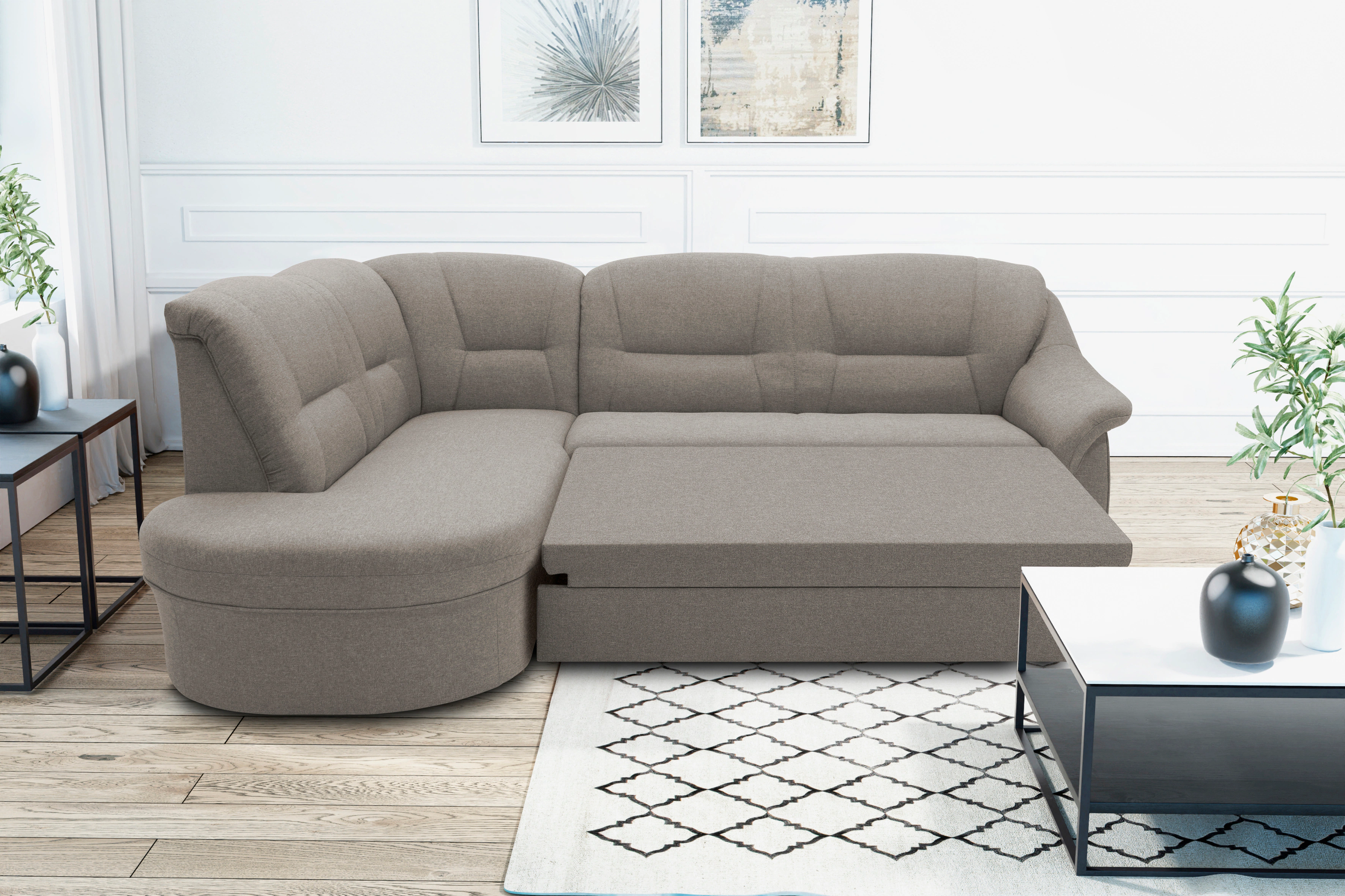 DOMO collection Ecksofa "Faenza L-Form", DOMO collection Ecksofa, mit Ottom günstig online kaufen