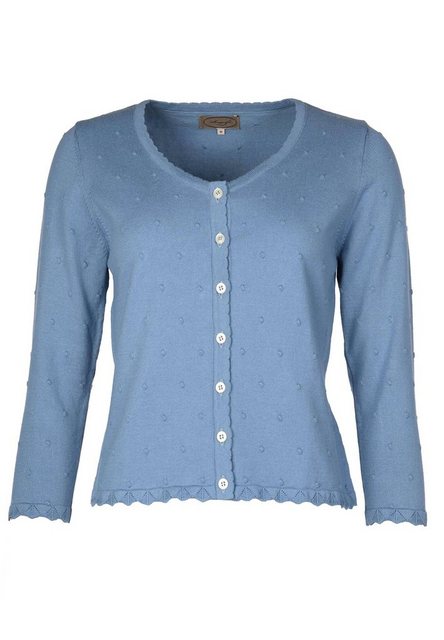 Sorgenfri Sylt Strickjacke Liselotte dot Ajour-Strickdetails günstig online kaufen