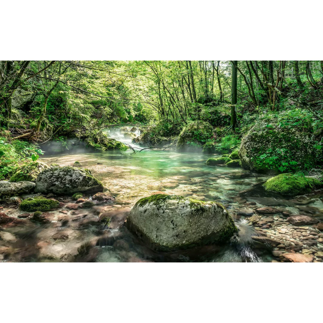 Komar Vliestapete »Digitaldruck Vlies - Tranquil Pool - Größe 400 x 250 cm« günstig online kaufen