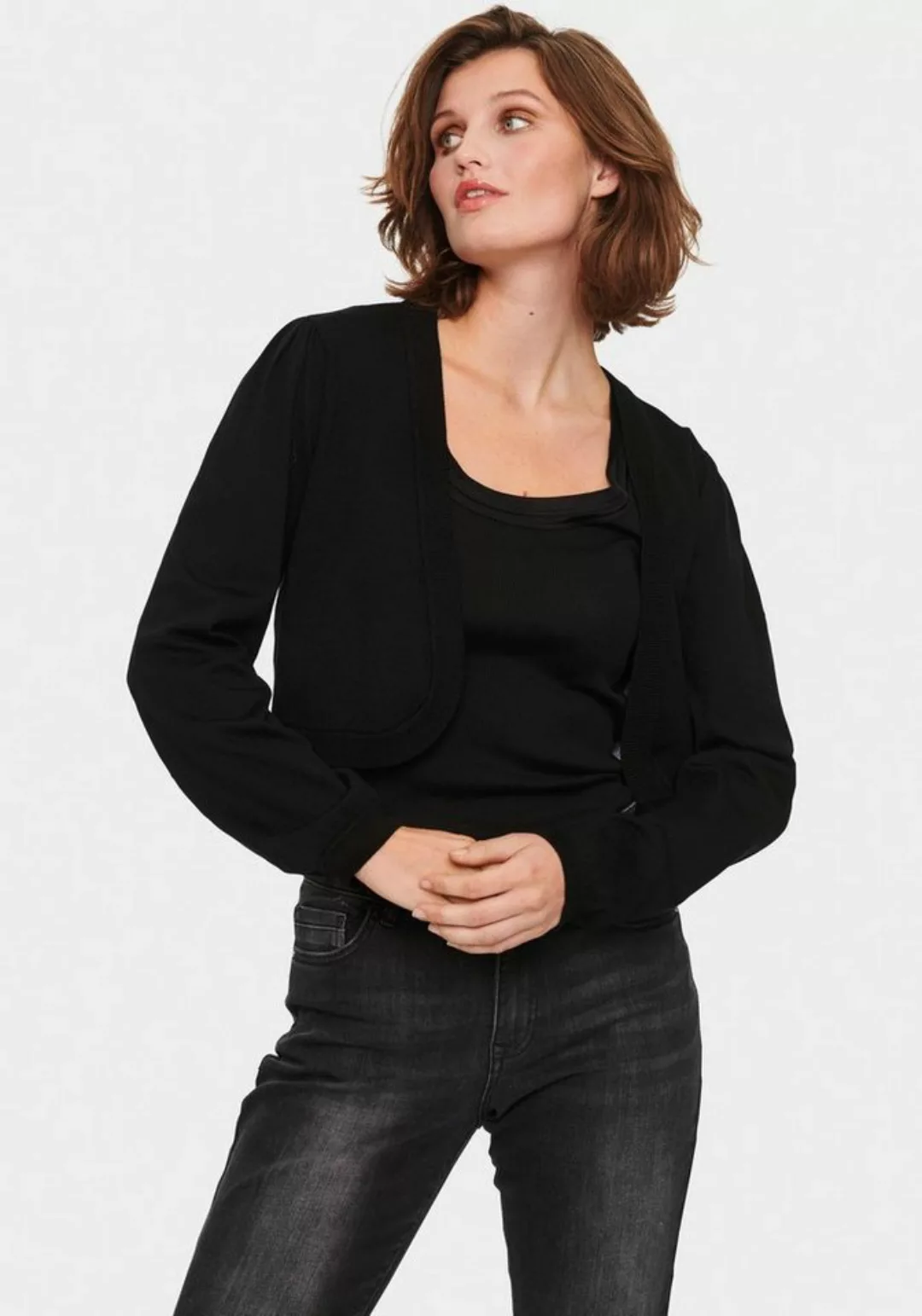 Saint Tropez Strickjacke MilaSZ Bolero günstig online kaufen