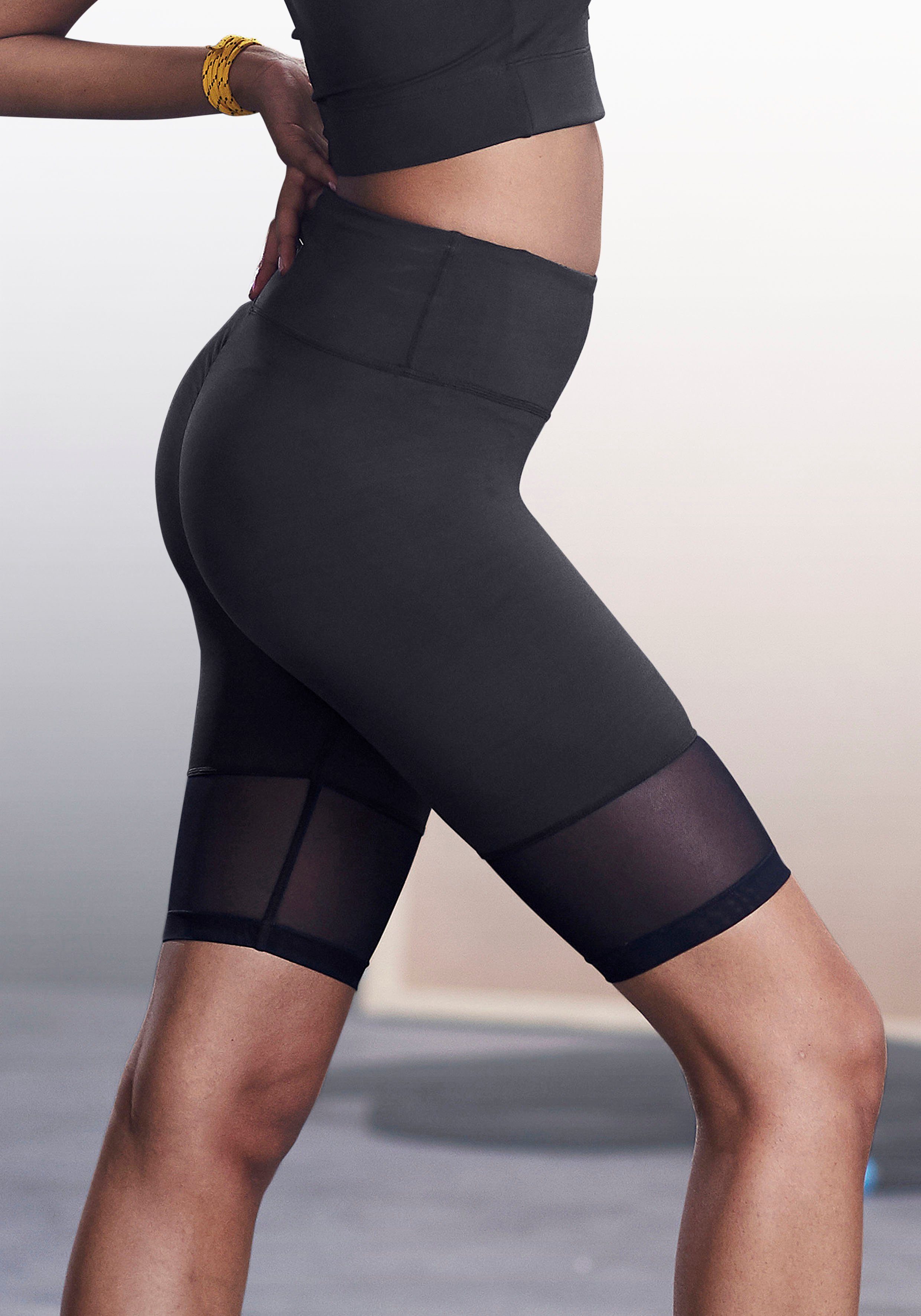 LASCANA ACTIVE Radlerhose mit kleiner Raffung günstig online kaufen
