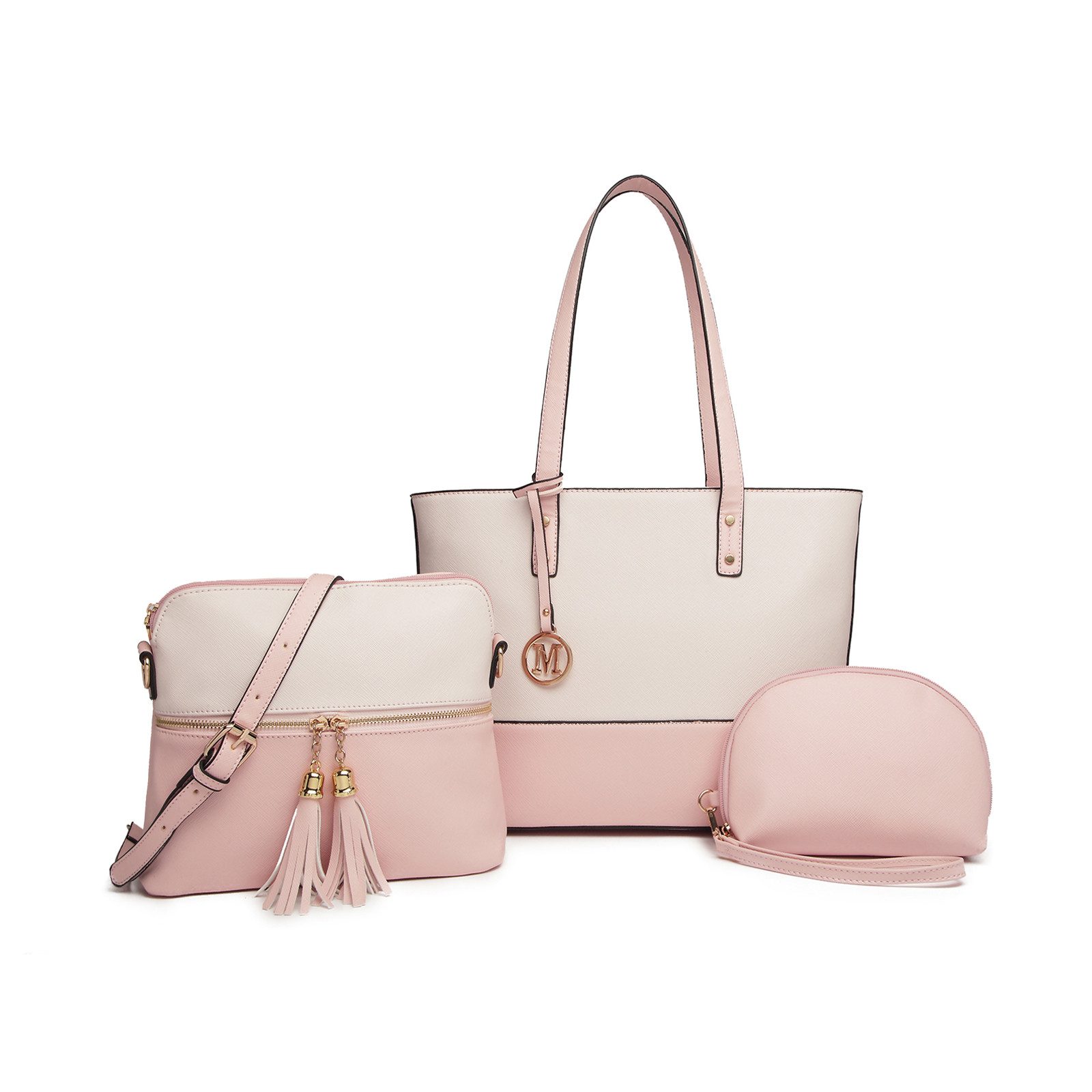 Miss Lulu Handtasche Damen 3-in-1 Handtaschen-Set günstig online kaufen