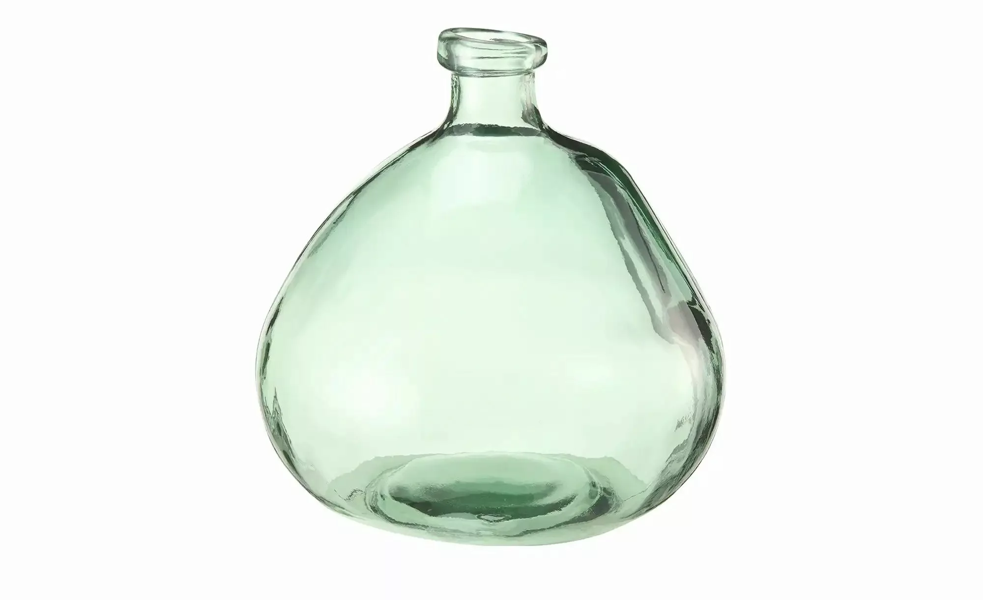 Vase   ¦ grün ¦ Glas ¦ Maße (cm): H: 23  Ø: 20 Accessoires > Vasen - Höffne günstig online kaufen