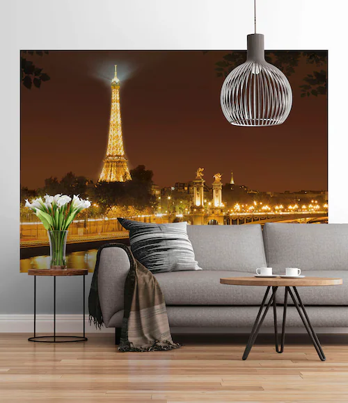 Komar Fototapete »Fototapete - Nuit d´Or - Größe 254 x 184 cm«, bedruckt günstig online kaufen
