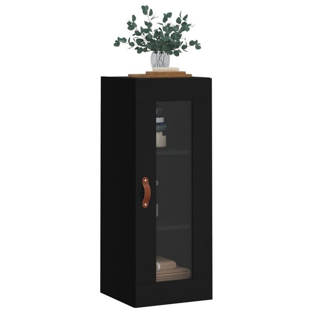 vidaXL Hängeschrank Wandschrank Hängeschrank Aufbewahrung Schwarz 34,5x34x9 günstig online kaufen