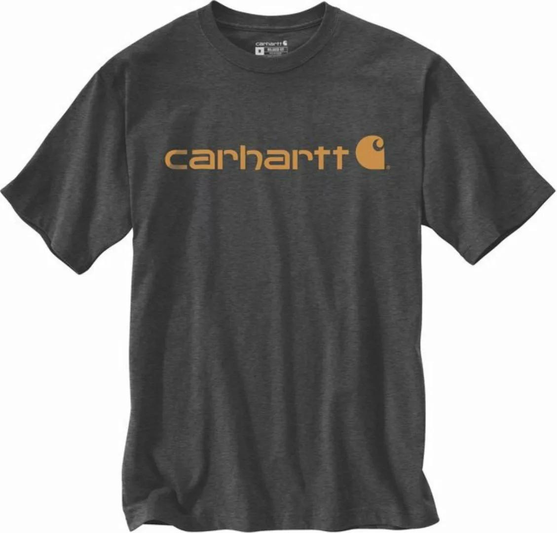 Carhartt T-Shirt Carhartt Logo T-Shirt dunklegrau günstig online kaufen