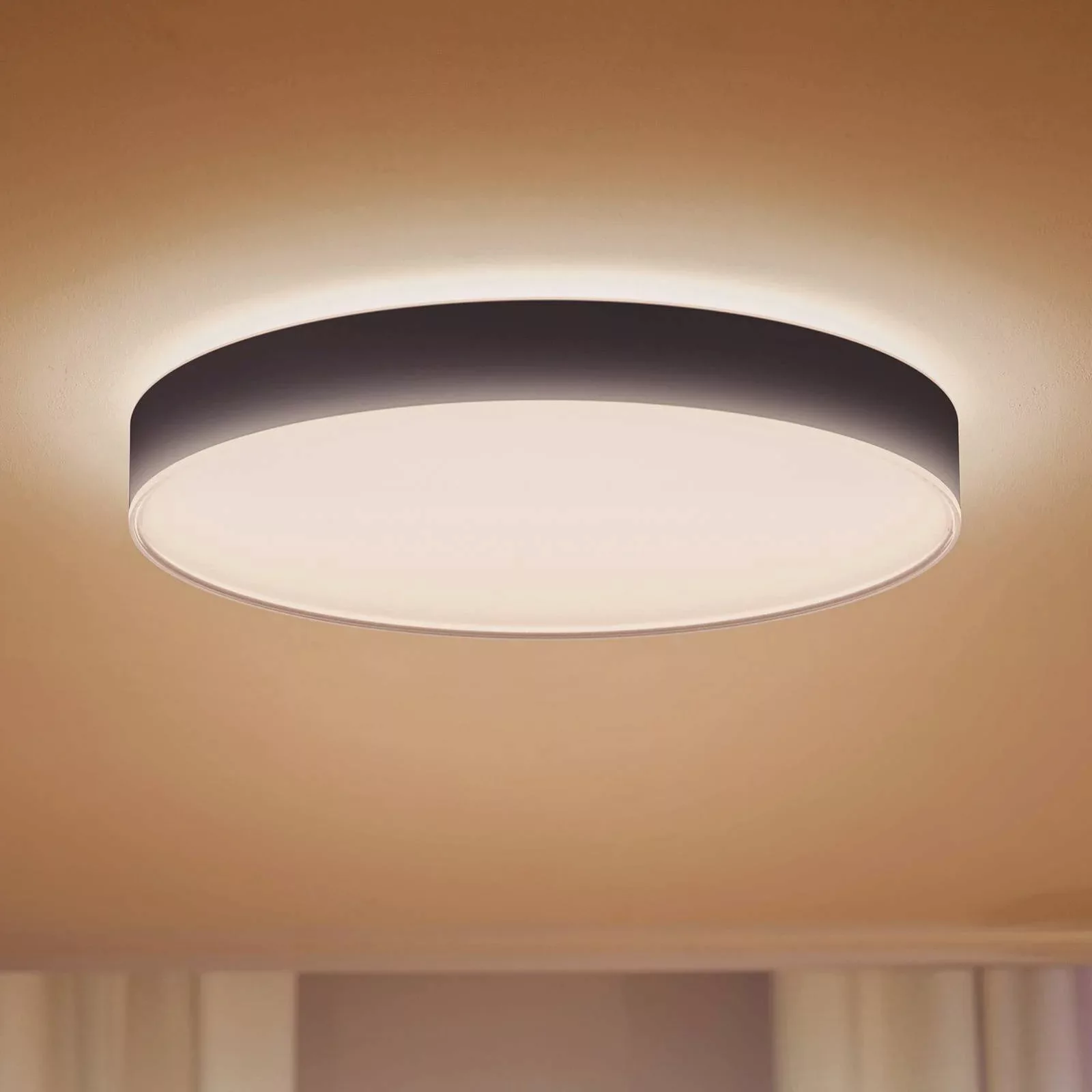 Philips Hue Enrave LED-Deckenlampe 55,1cm schwarz günstig online kaufen