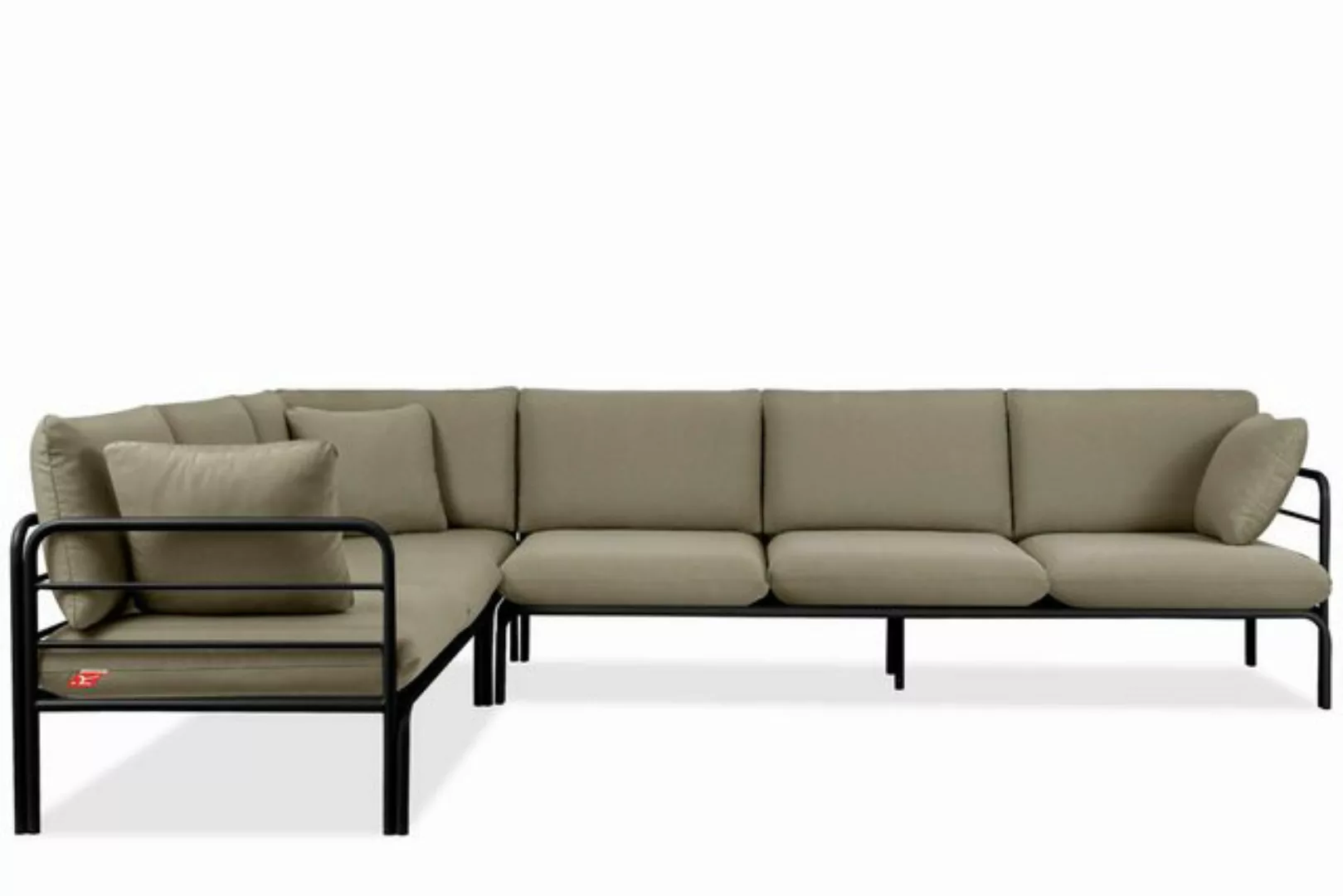 KONSIMO Loungesofa RAMBE Ecksofa, Gartensofa, hergestellt in der EU, mit Ki günstig online kaufen