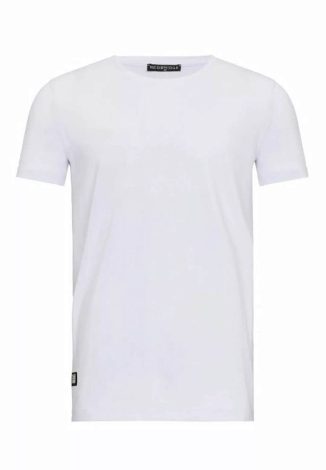 RedBridge T-Shirt Charleston basic mit dezentem Logopatch aus Metall günstig online kaufen