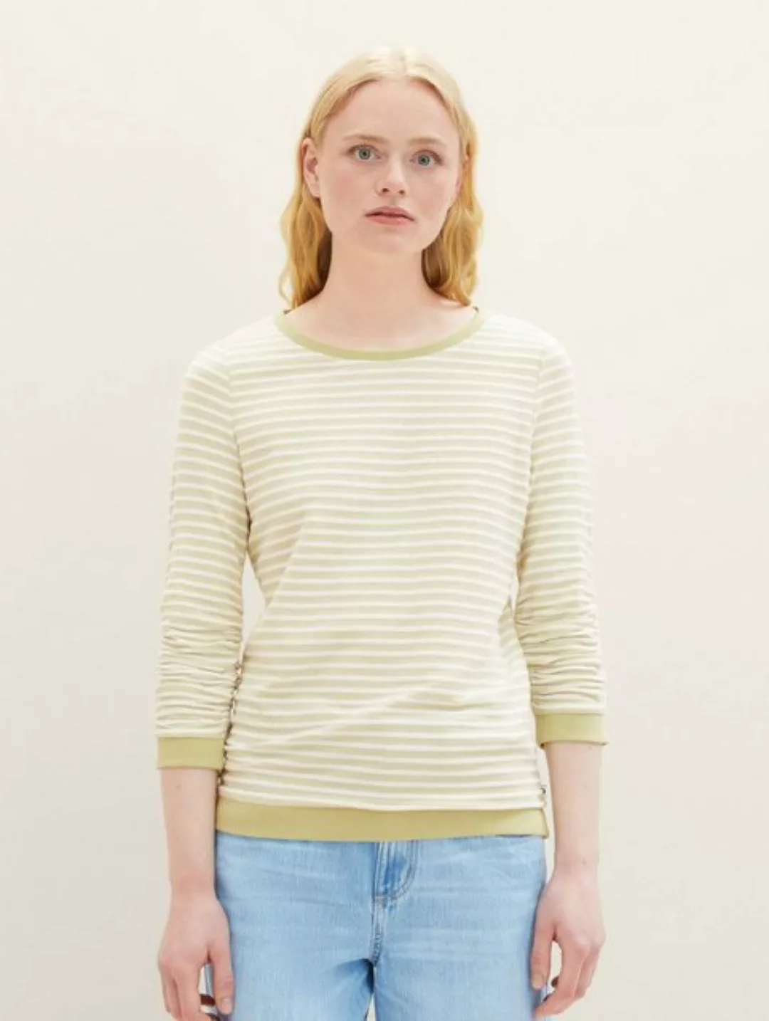 TOM TAILOR Sweatshirt uni passform textil (1-tlg) günstig online kaufen