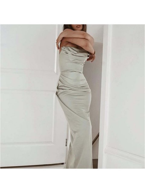 KIKI Abendkleid Abendkleid Damen Trägerloses Sexy Rückenfreies, Kleid mit S günstig online kaufen